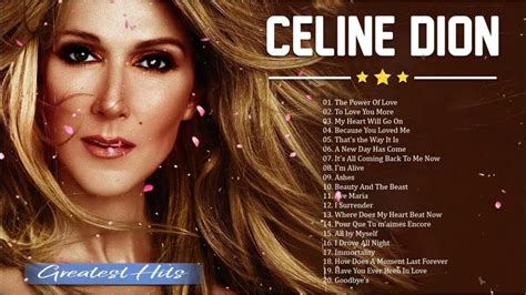 chansons celine dion liste|céline dion chansons YouTube.